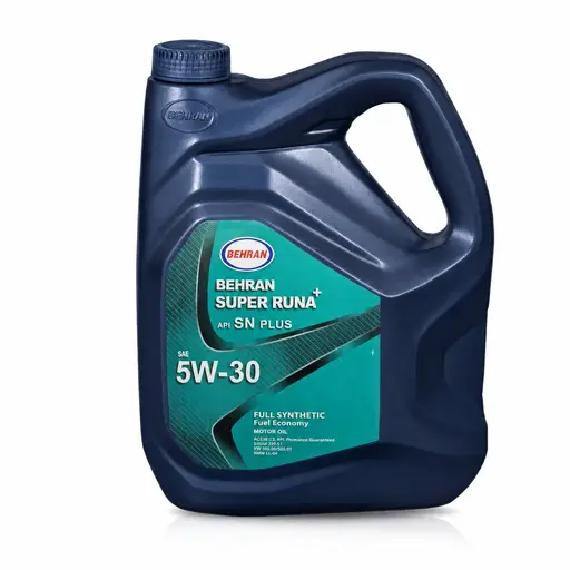 روغن موتور بهران سوپر رانا پلاس 5W30 SN تمام سینتتیک چهار لیتری